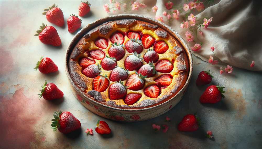 Клафути с клубникой Клафути с клубникой
